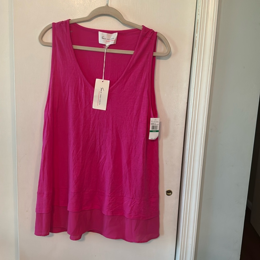 NWT Two Vince Camuto Tunic Tank Size L